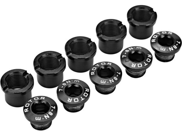 SET SCREWS ROTOR PLATES - ROAD - BLACK