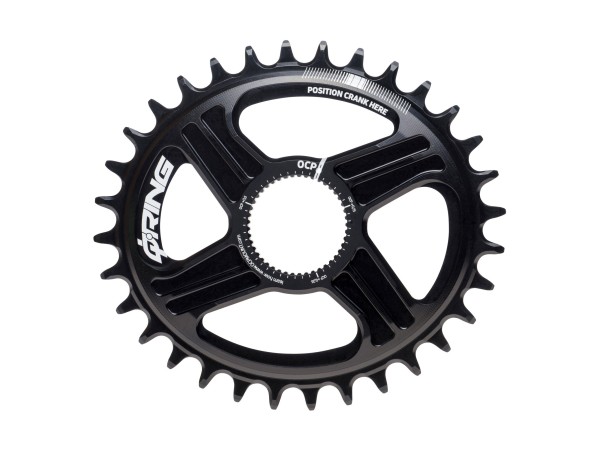 ROTOR Q RINGS DM OVAL CHAINRING Q32T BLACK