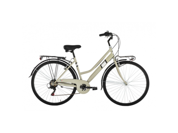 BICICLETA MOVING 28 DONNA 6V GRIS