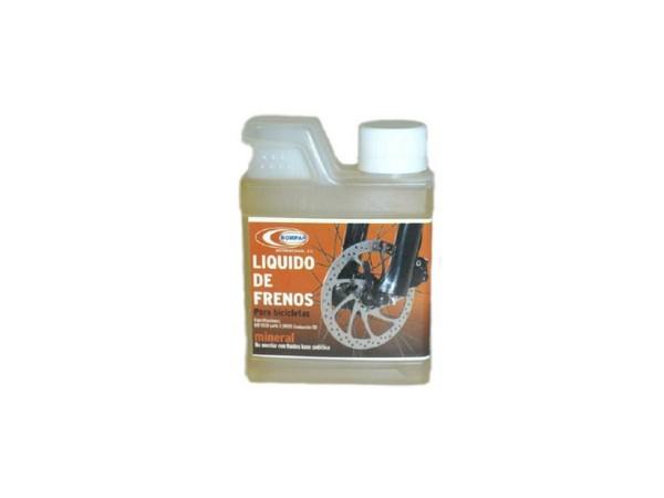 LIQUIDO FRENOS BOMPAR MINERAL 250 CC..