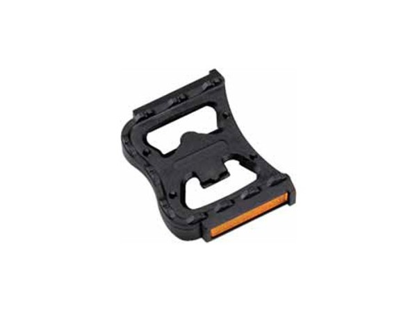 PEDAL PLATAFORMA PLASTICO AUTO. C/REFLEC